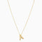 Ruby's Gold Love Letter Initial Necklace