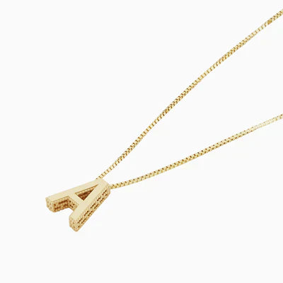Ruby's Gold Love Letter Initial Necklace