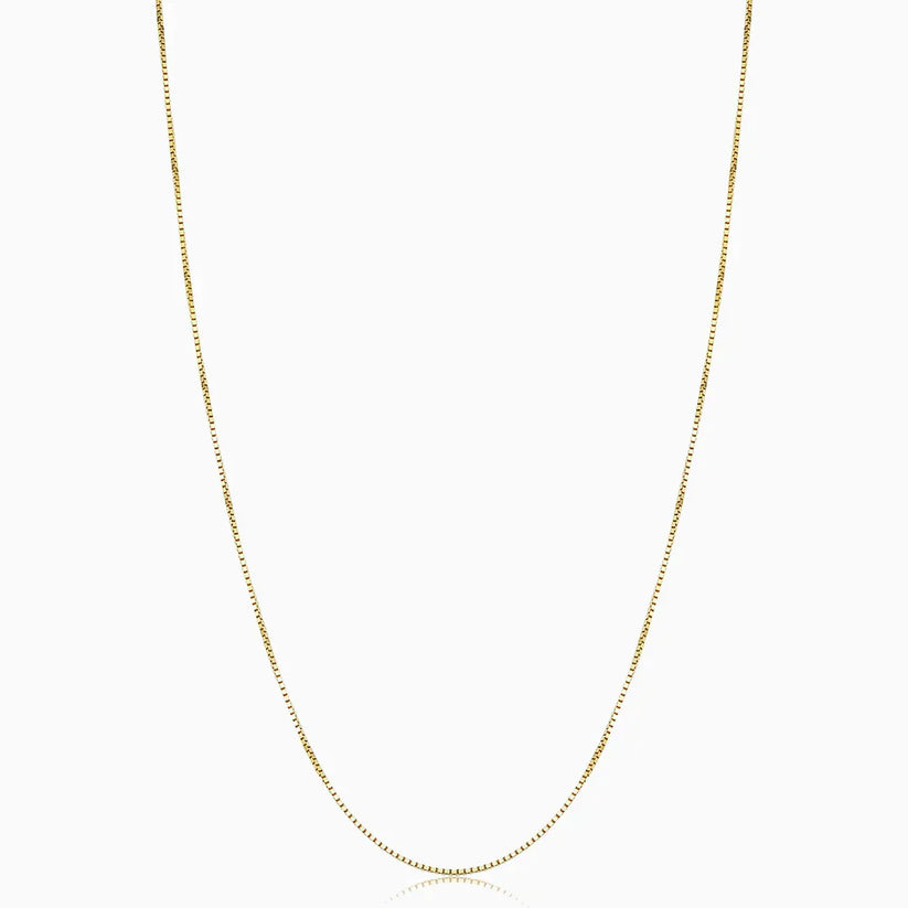 Ruby's Gold Bodega Box Necklace